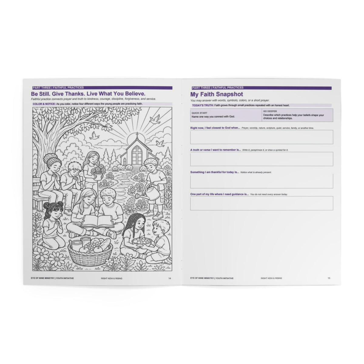 Right Now & Rising Coloring Book